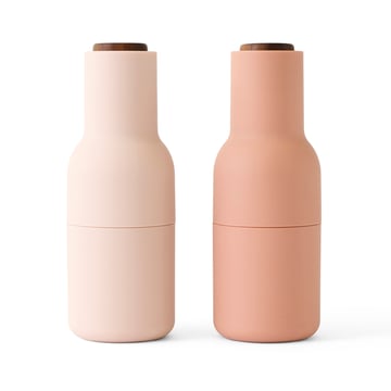 Läs mer om Audo Copenhagen Bottle Grinder kryddkvarn 2-pack Nudes-valnöt