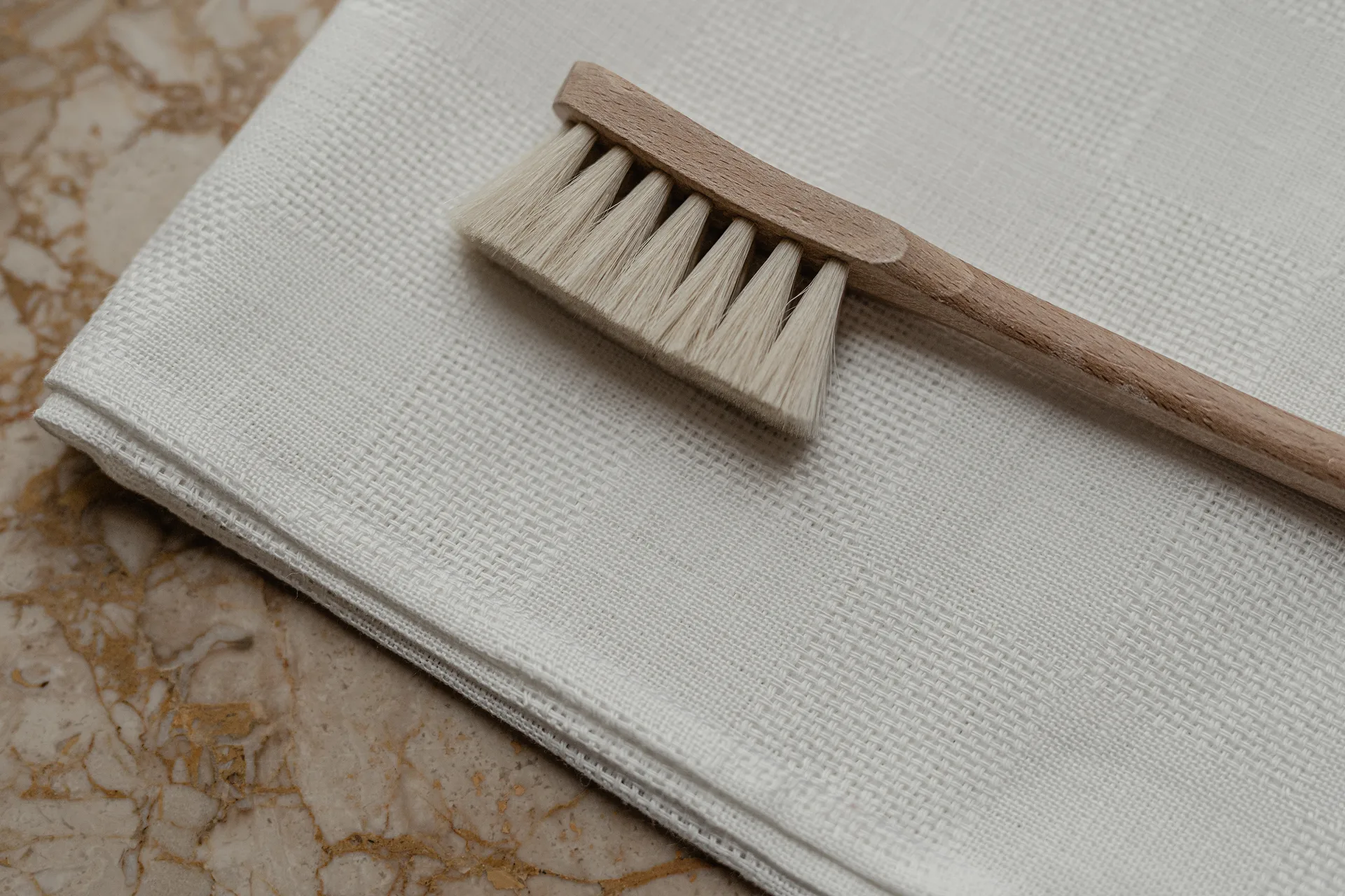 Papilio kökshandduk 40x64 cm 2-pack, Burnt sienna-white Audo Copenhagen