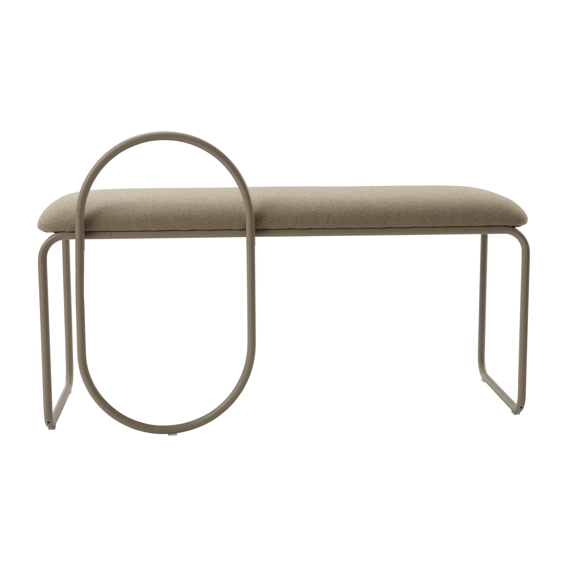 Angui bänk bouclé, Taupe AYTM