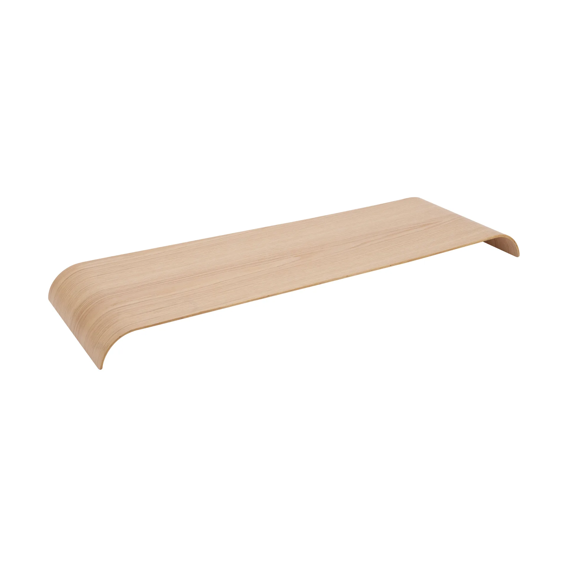 Curva bricka/toppanel till Curva hylla 80,4 cm, Ek AYTM