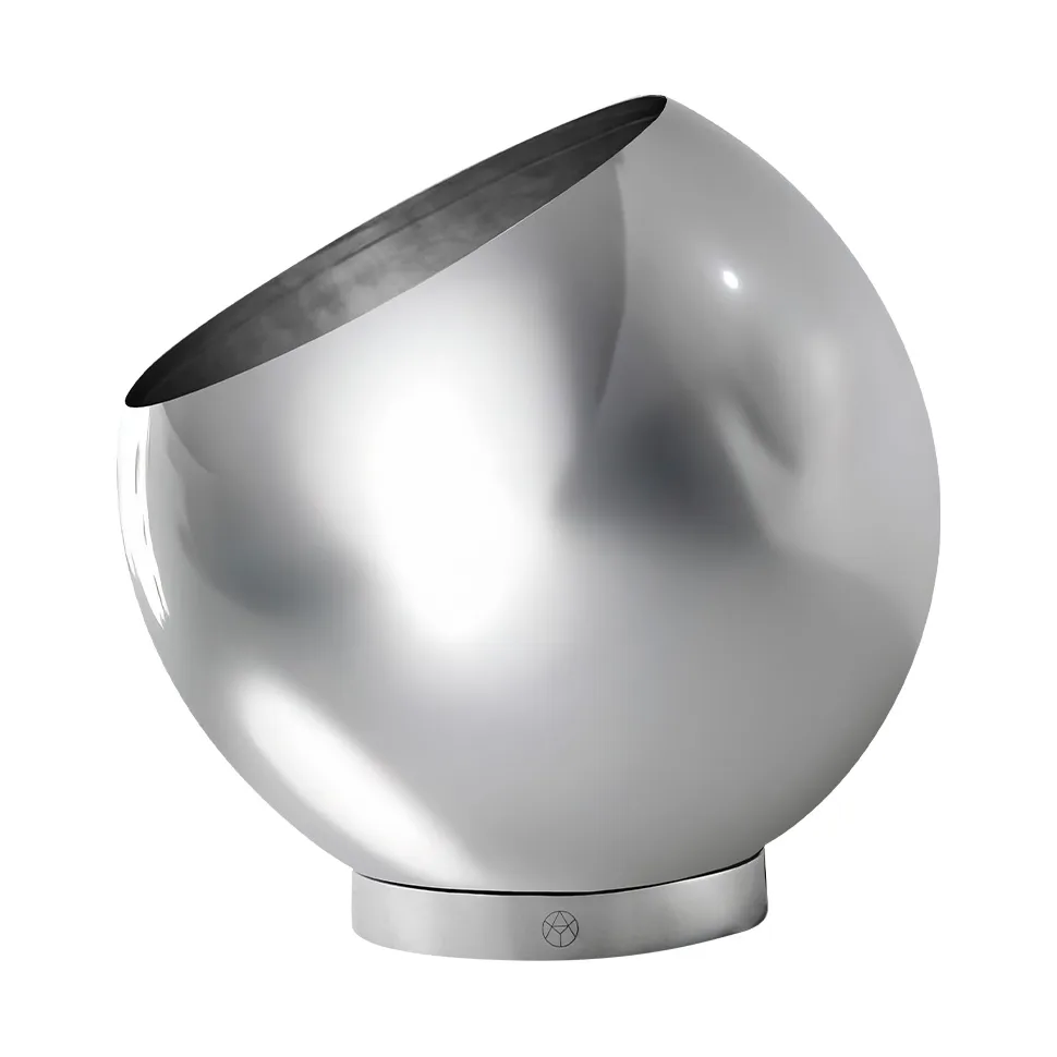 AYTM Globe blomkruka Ø17 cm Silver