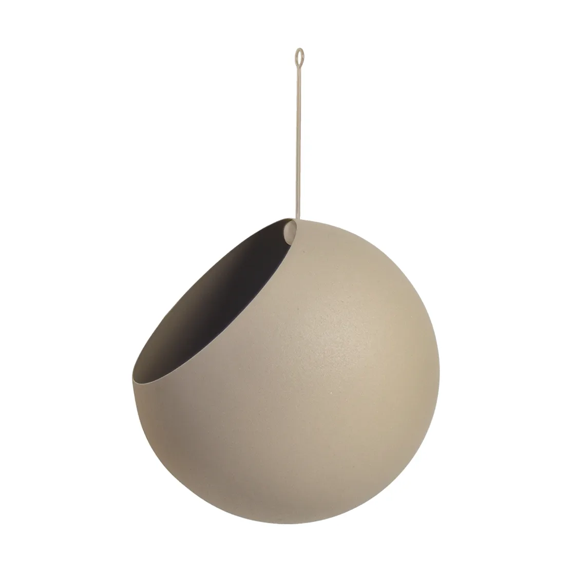 AYTM GLOBE hängande kruka Ø21 cm h32 cm Taupe