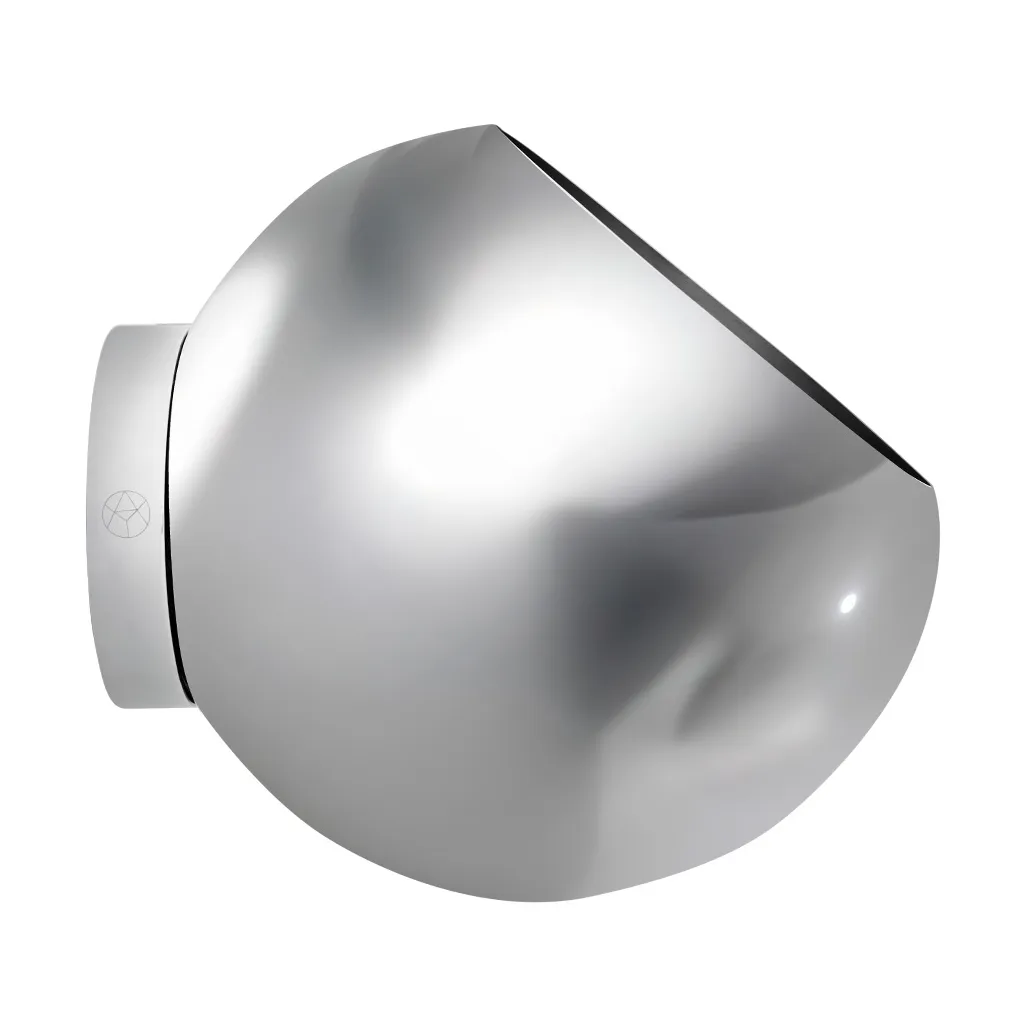 AYTM Globe kruka vägg Ø21 cm Silver