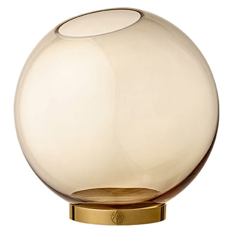 Globe vas large, bärnsten-guld AYTM