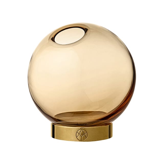 Globe vas small, bärnsten-guld AYTM