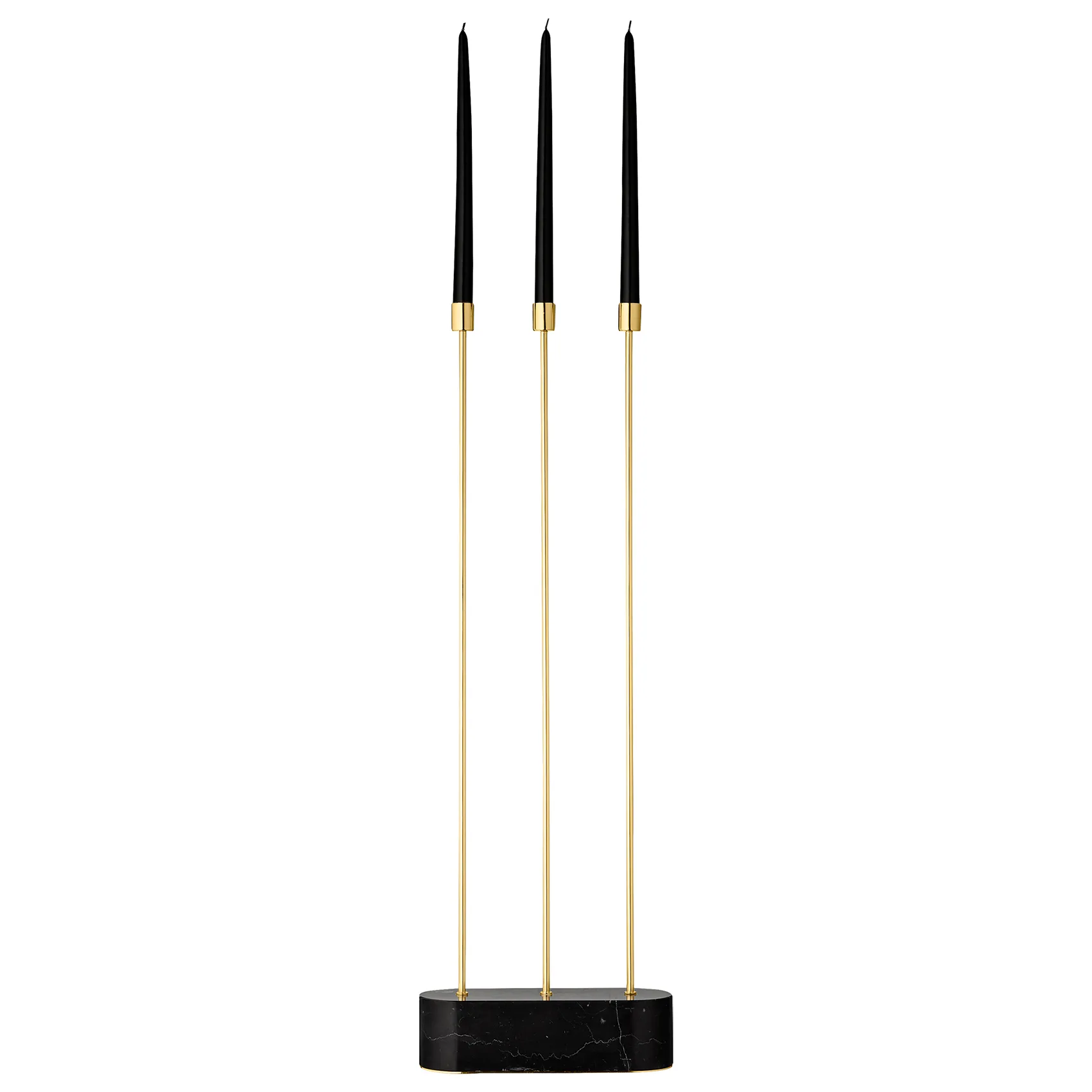 Grasil golvljusstake, Svart-guld AYTM