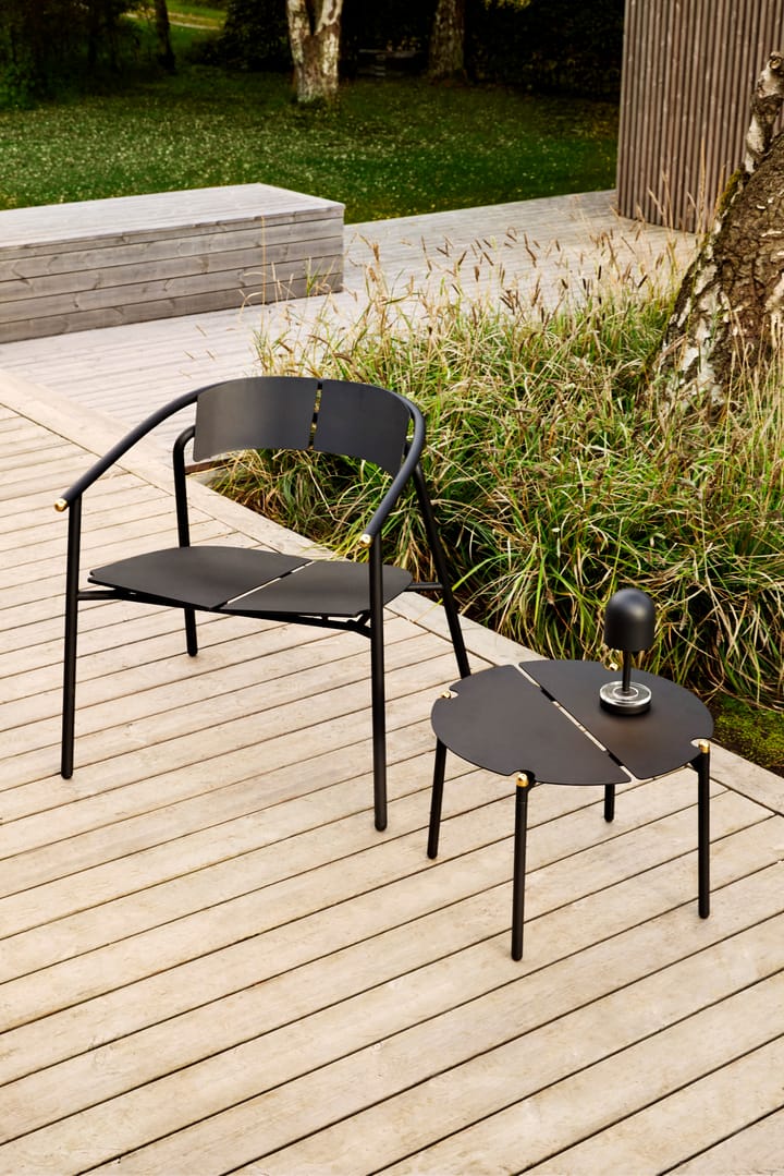 NOVO loungebord Ø50x35 cm, Black AYTM