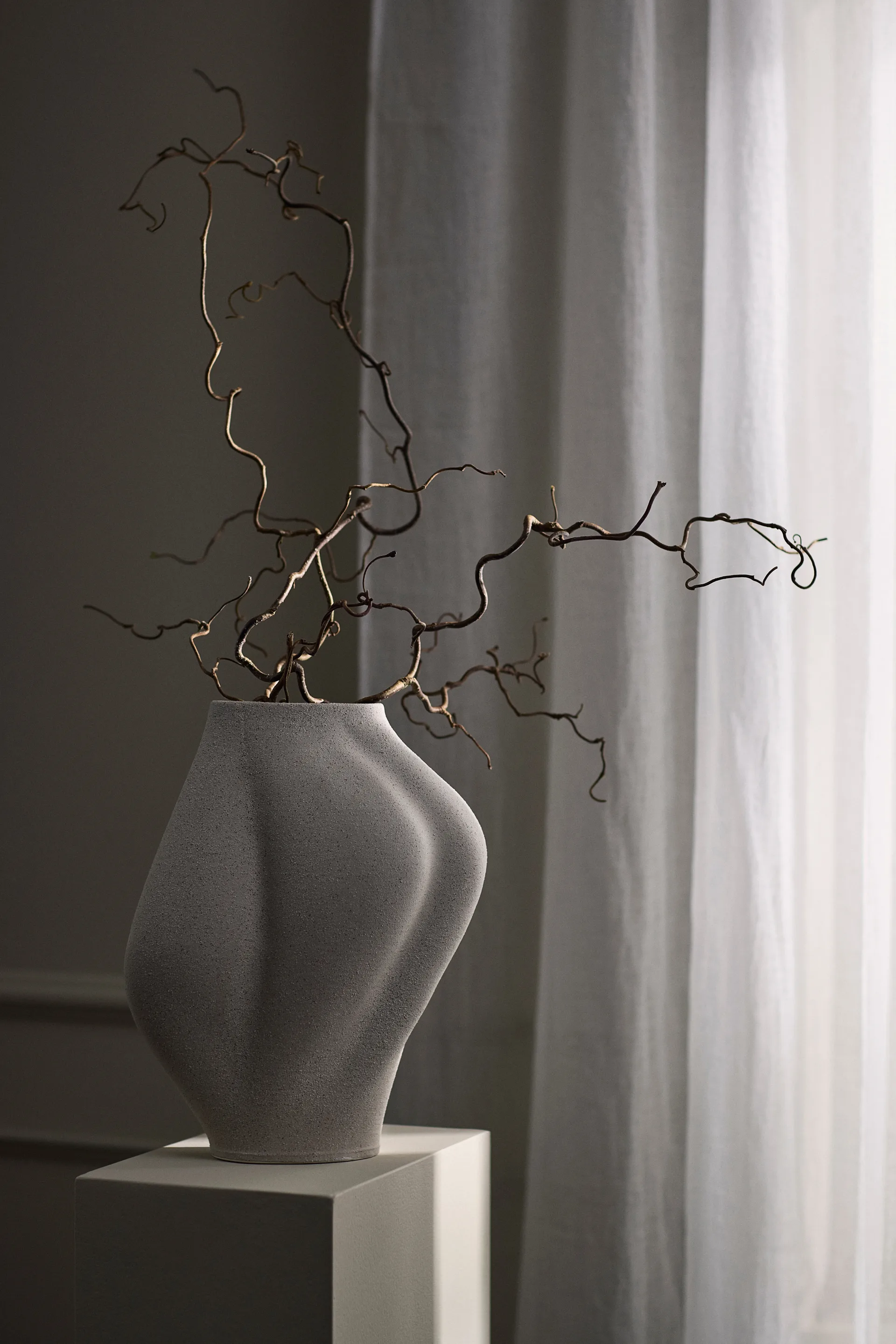 Saltare vas, Taupe, Ø17x35 cm AYTM