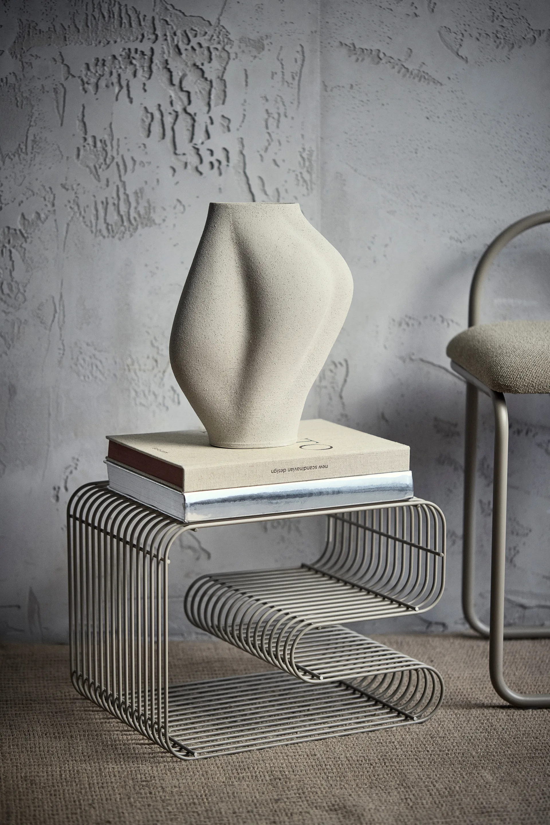 Saltare vas, Taupe, Ø17x35 cm AYTM