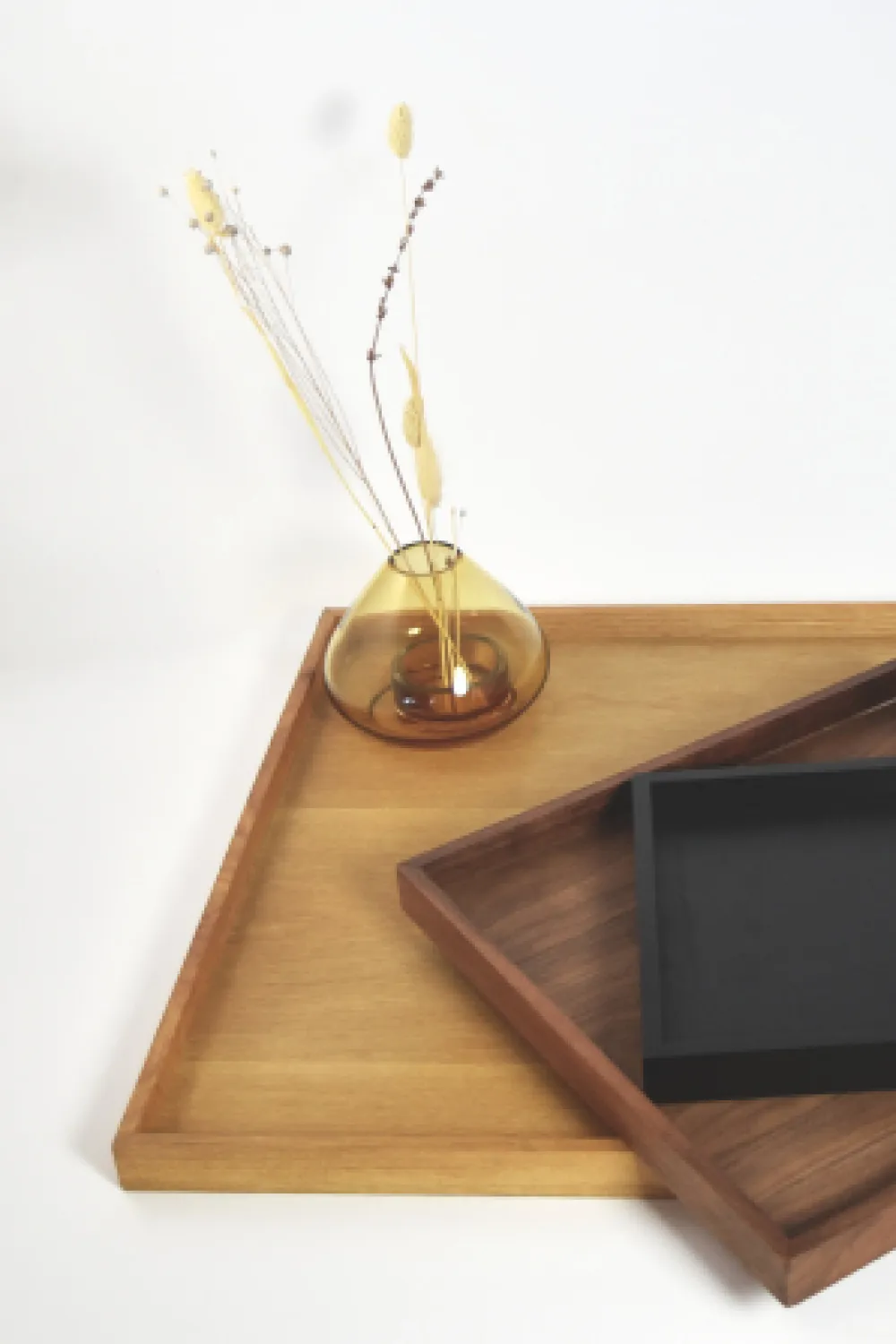 Uno lykta-vas 12 cm, Amber AYTM