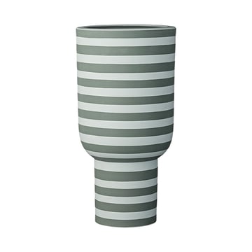 Läs mer om AYTM Varia vas 30 cm Dusty green-forest