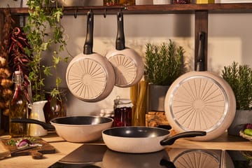 Ballarini Ledro keramisk traktörpanna med glaslock - 28 cm - Ballarini