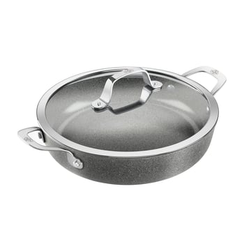 Läs mer om Ballarini Salina Ceramic Granit serveringspanna med glaslock 28 cm