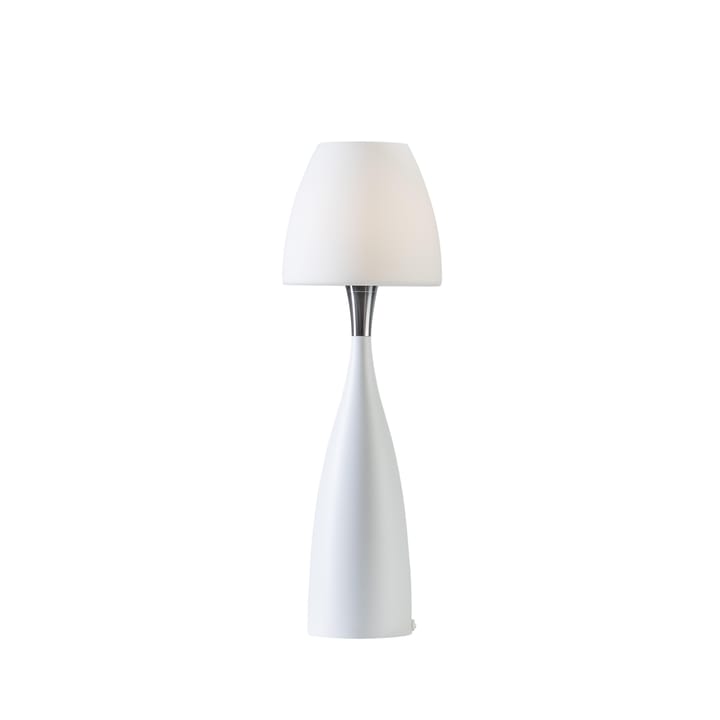 Anemon bordslampa, stor, vit opal Belid