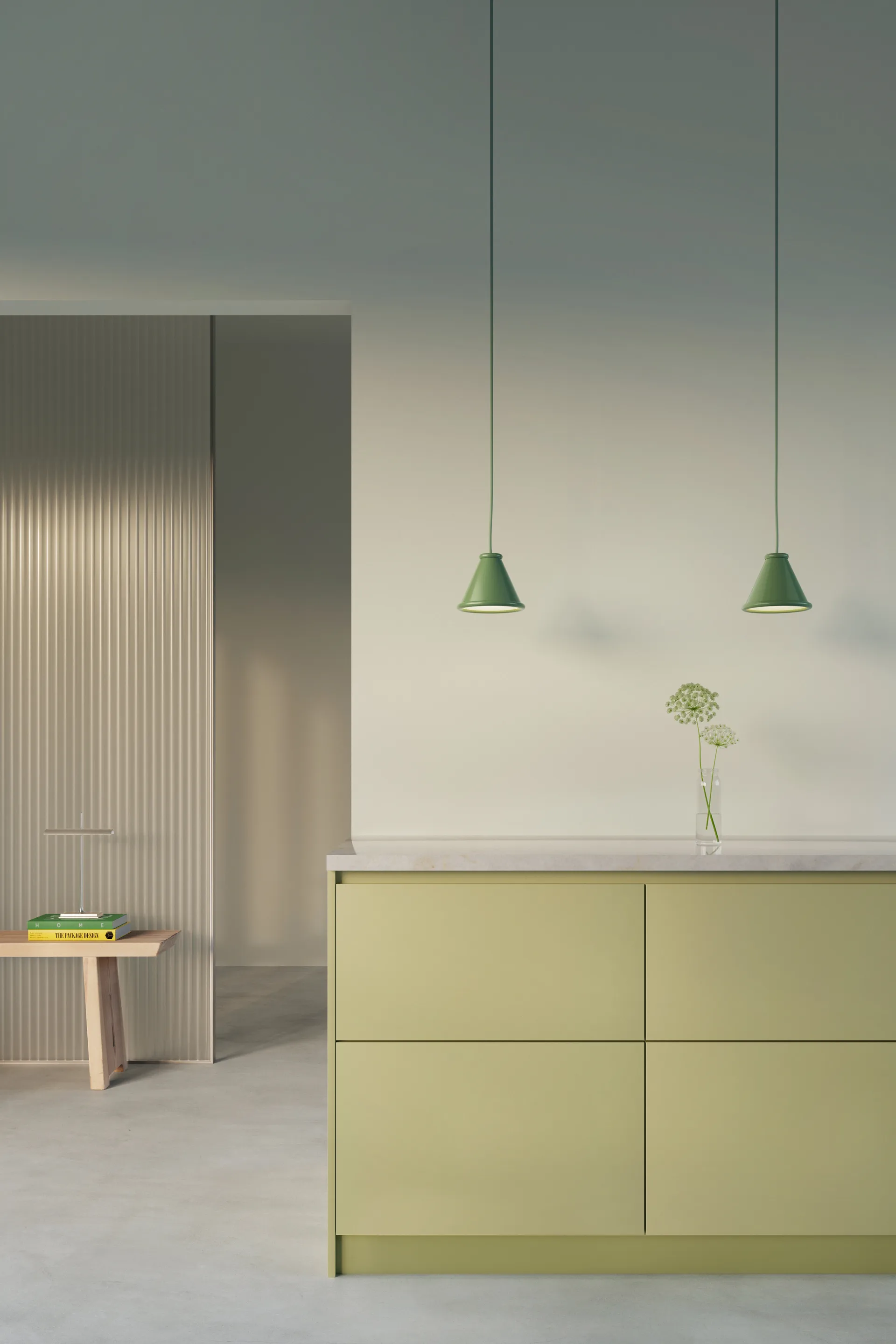 Belle pendel Ø15 cm, Reseda green Belid