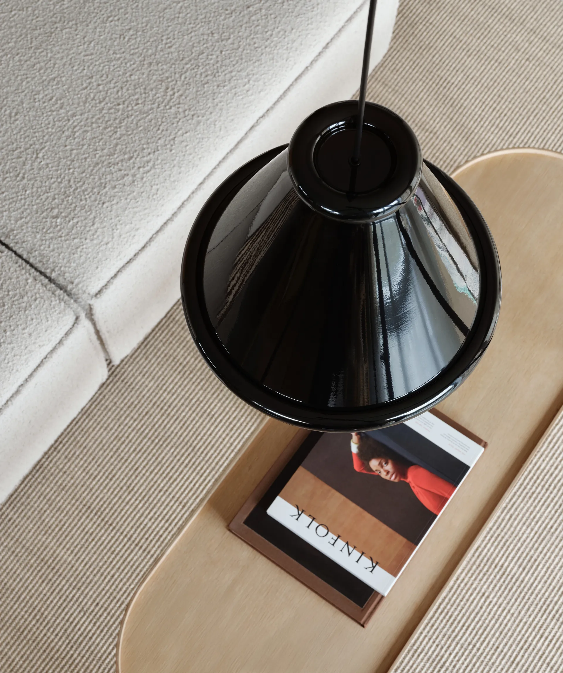 Belle pendel Ø36 cm, Glossy black Belid