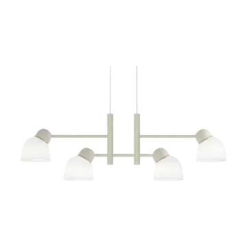 Belid Bird pendel 119,3 cm Sand-mässing-opalglas