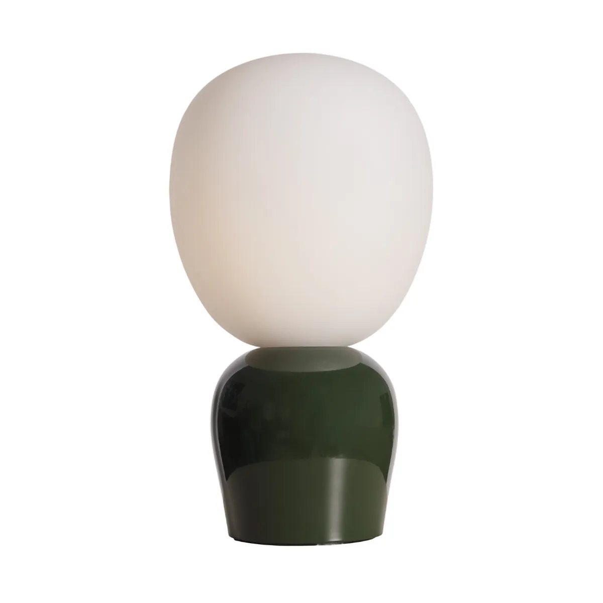 Belid Buddy bordslampa opalglas Blank skogsgrön