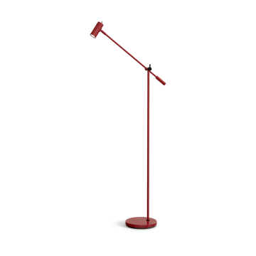 Belid Cato golvlampa 134 cm Blank rubinröd-mattsvart