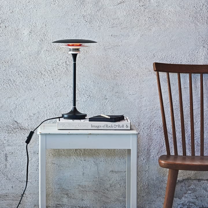 Diablo bordslampa Ø20 cm, Mattsvart-blankröd Belid