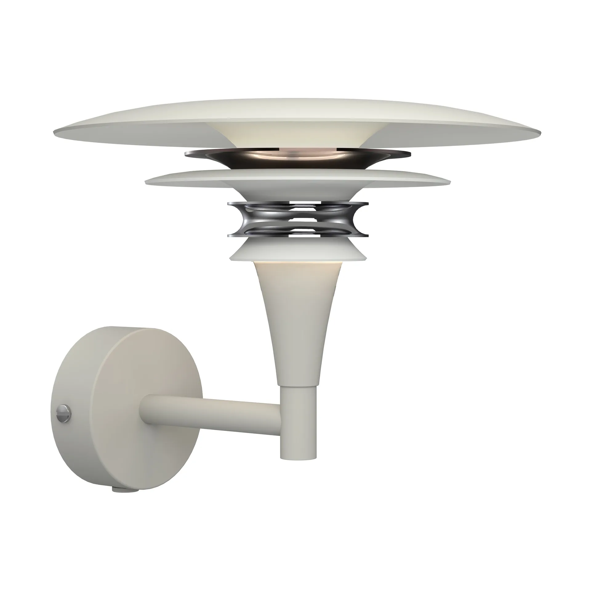 Diablo vägglampa Ø20 cm, Sand-metallisk brons Belid