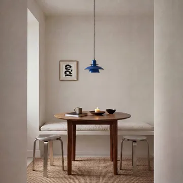 Primus IV pendel Ø28 cm - Djup blå-mattsvart - Belid