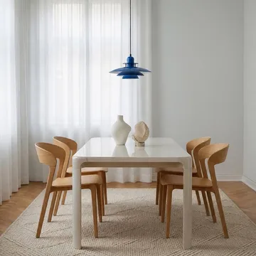 Primus pendel Ø43 cm - Djup blå-mattsvart - Belid