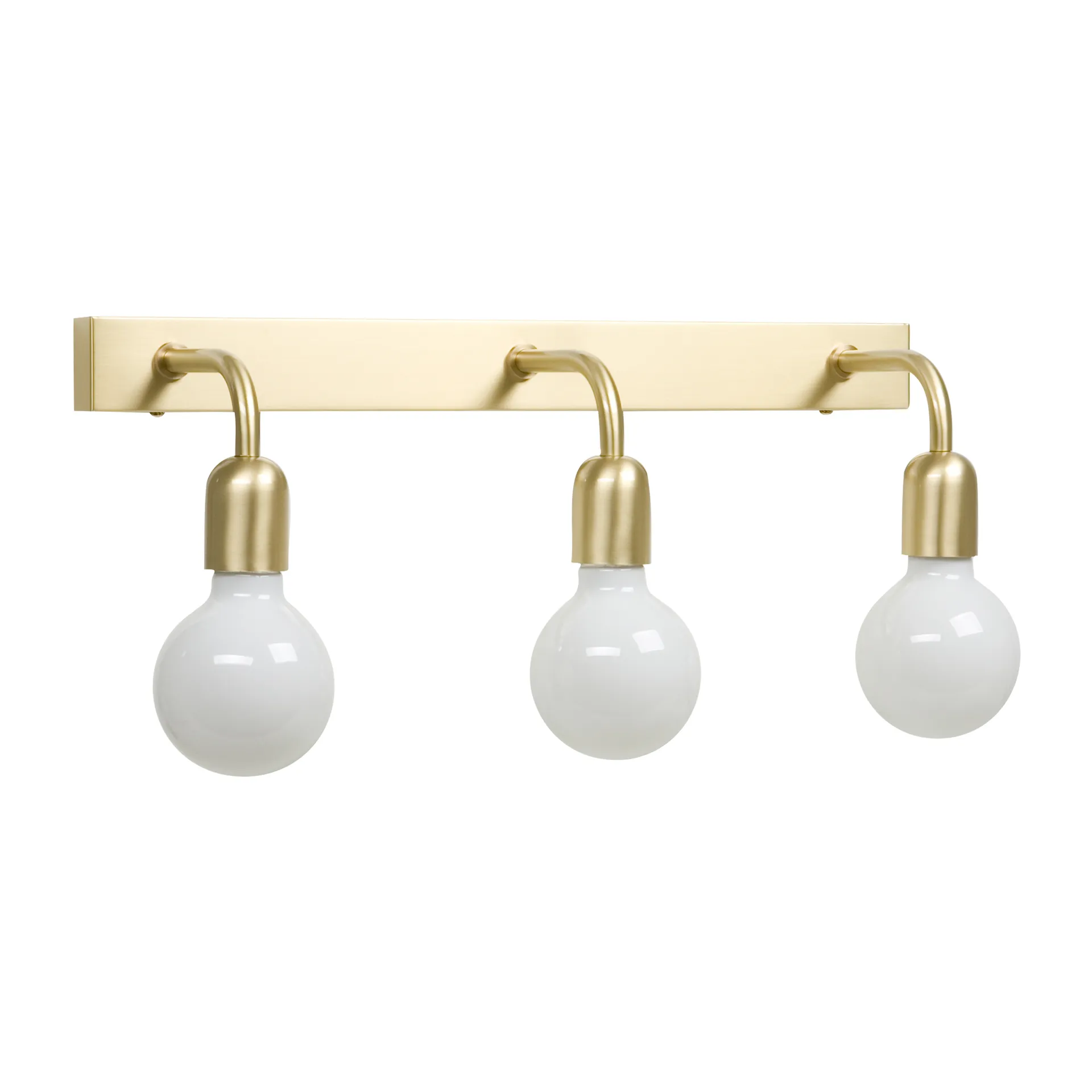 Regal 3 vägglampa 13,5 cm, Borstad mässing Belid