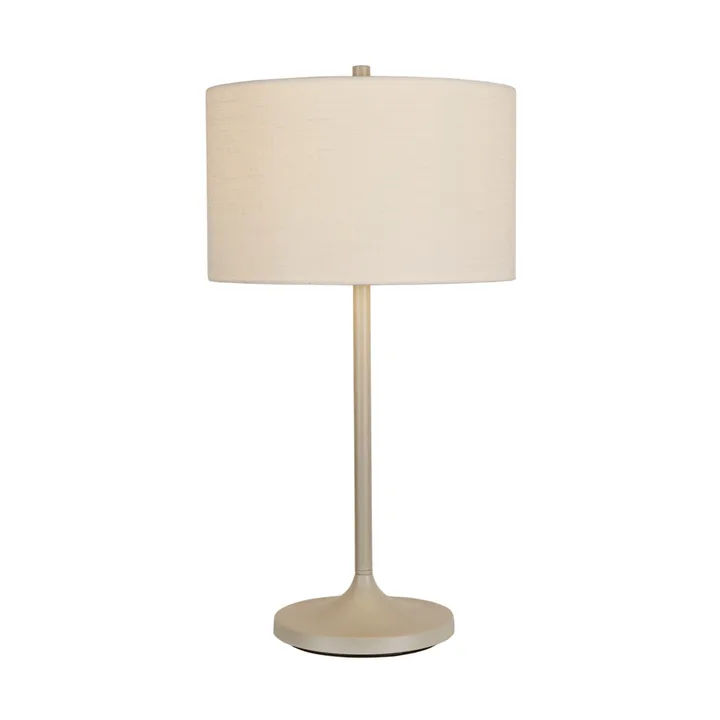 Soft bordslampa - Linne vit-sand, Ø34x64 cm - Belid