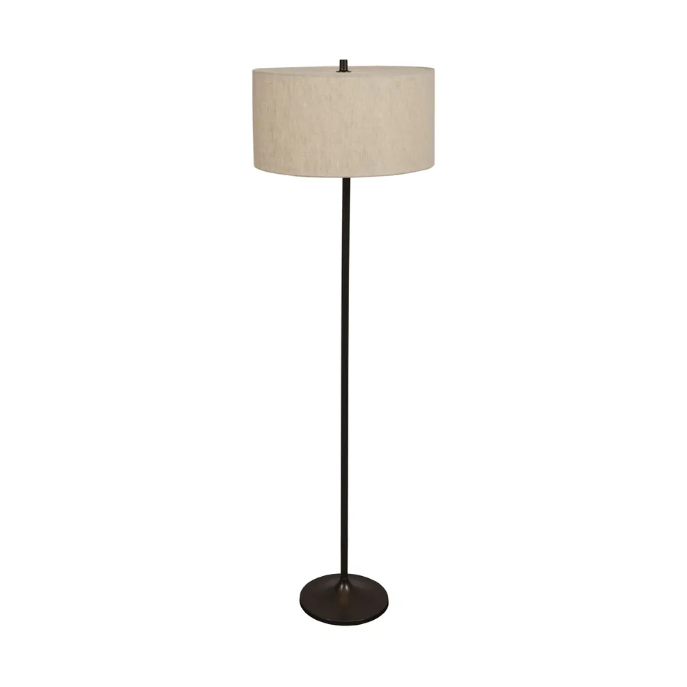 Soft golvlampa, Linne natur-metallic bronze, Ø44x149,5 cm Belid