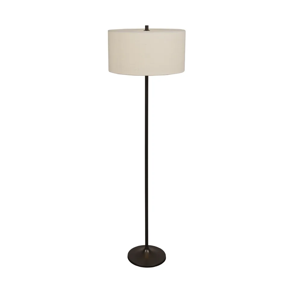 Soft golvlampa, Linne vit-metallic bronze, Ø44x149,5 cm Belid