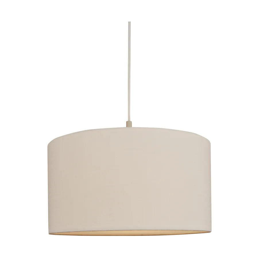 Soft pendel, Linne vit-sand, Ø44 cm Belid