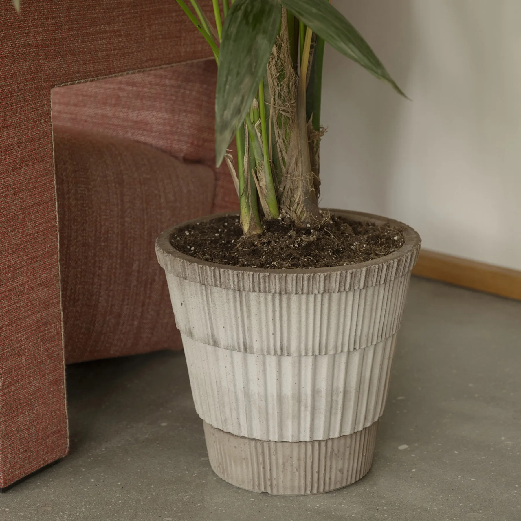 Atlas raw kruka, Grey, Ø21 cm Bergs Potter