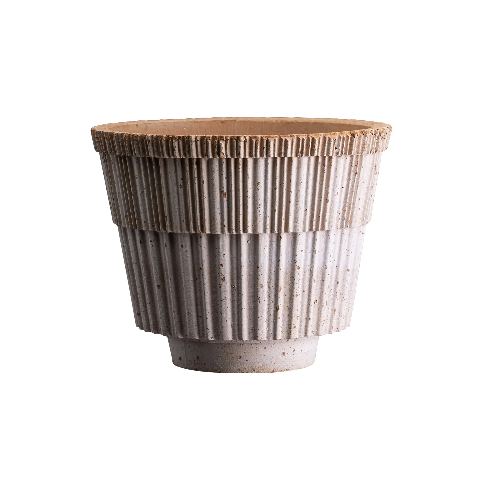 Atlas raw kruka med fat, Rosa, Ø21 cm Bergs Potter