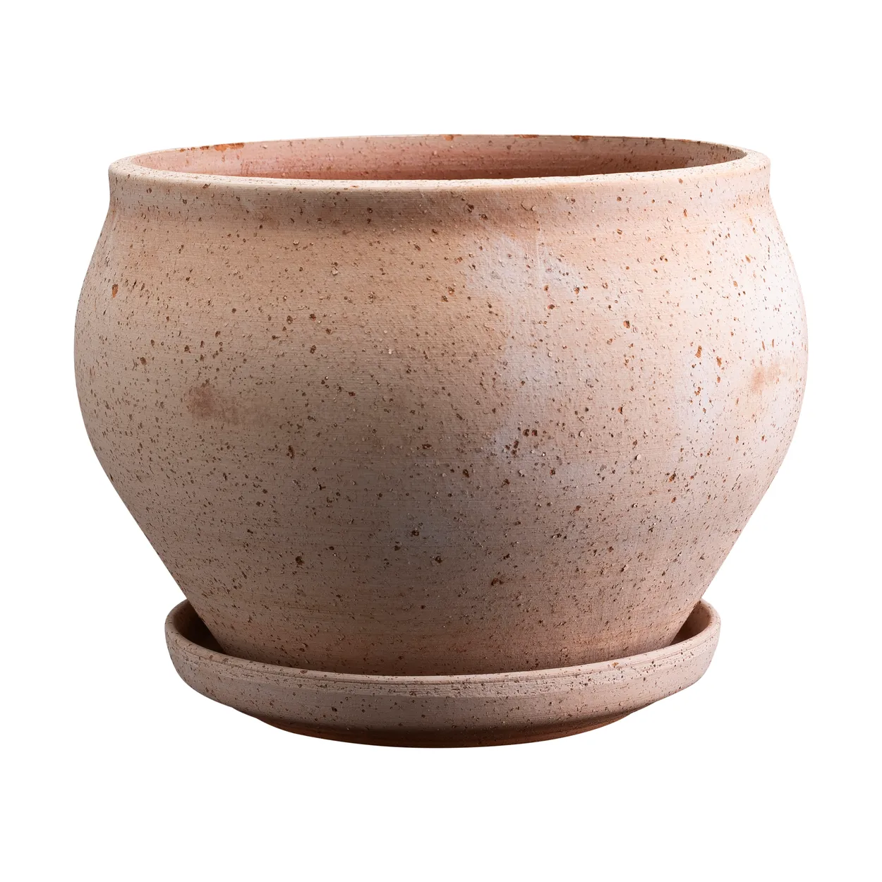 Bergs Potter Delphi kruka med fat 2 delar Rosa, &Oslash;24 cm, low