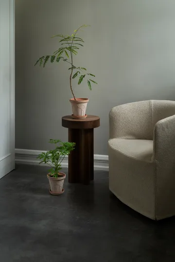 Fleur kruka med fat 2 delar - Rosa, Ø16 cm - Bergs Potter