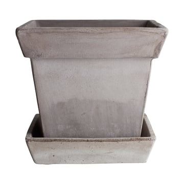 Läs mer om Bergs Potter Gaia raw kruka Grey, 25x25 cm