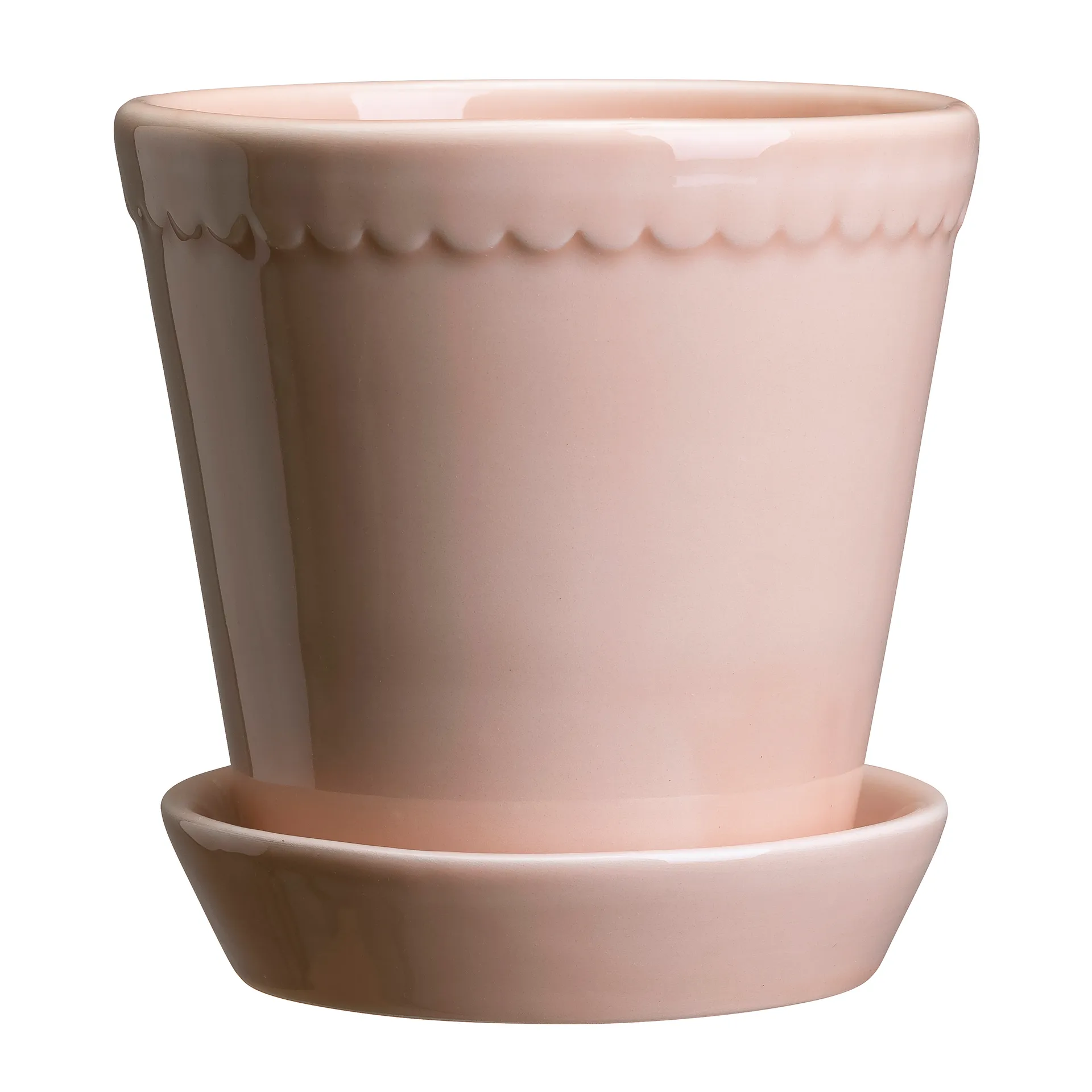 Helena kruka glaserad Ø18 cm, Quartz rose Bergs Potter