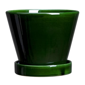 Bergs Potter Julie kruka glaserad Ø11 cm Green emerald