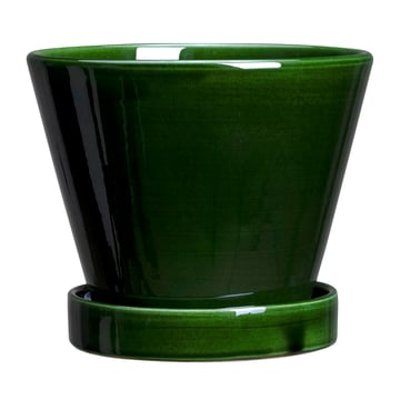 Bergs Potter Julie kruka glaserad Ø13 cm Green emerald