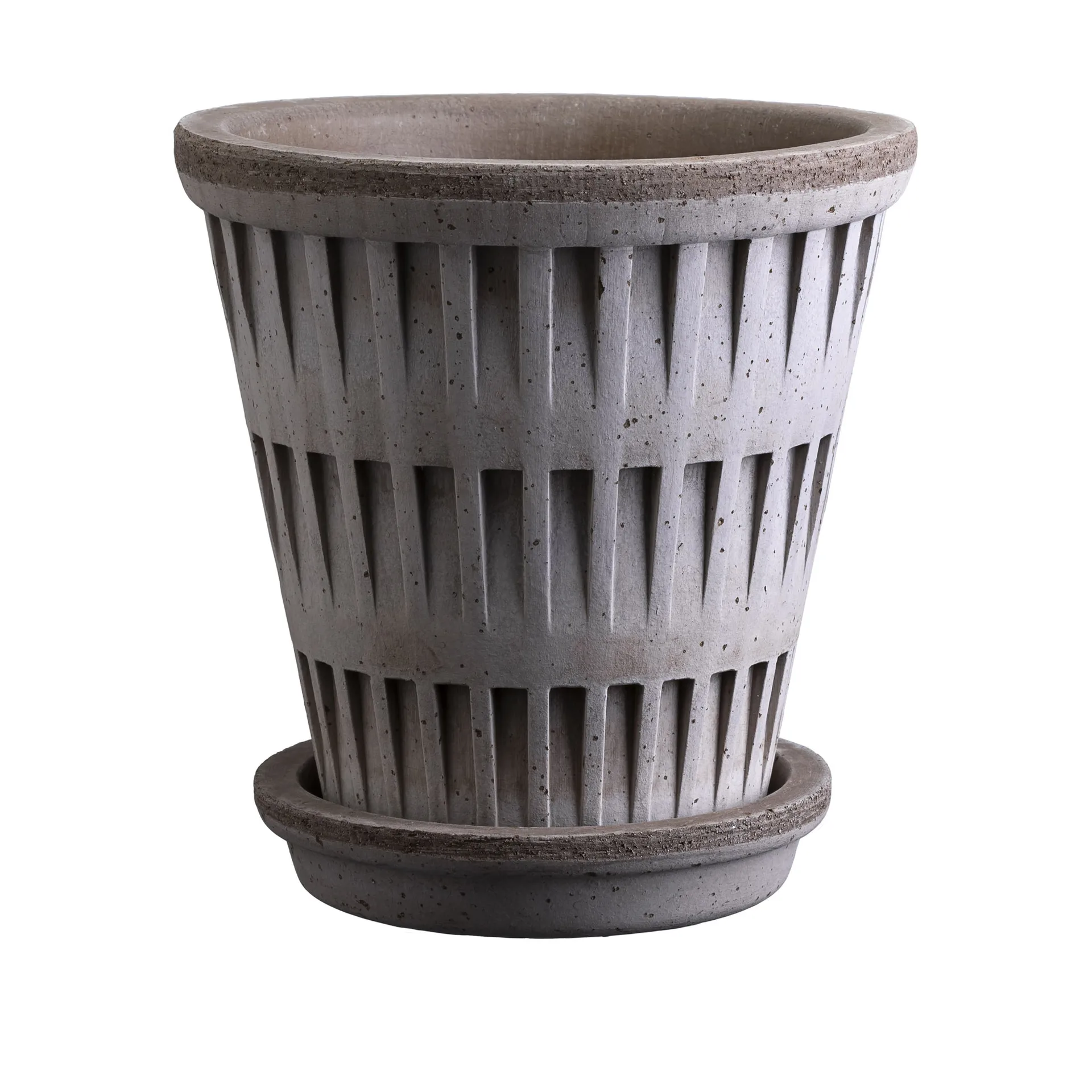Pantheon raw kruka, Grey, Ø14 cm Bergs Potter