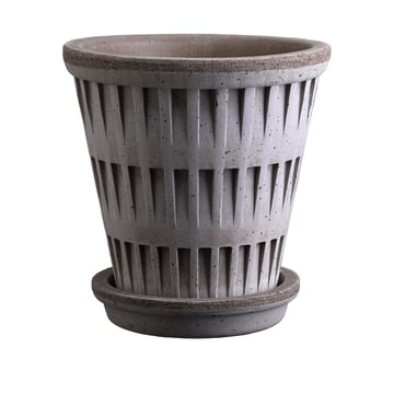 Läs mer om Bergs Potter Pantheon raw kruka Grey, Ø18 cm