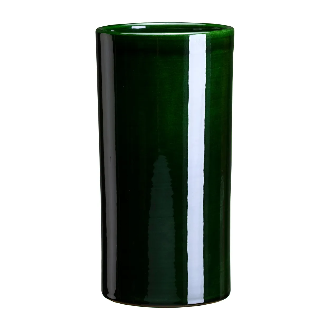 Bergs Potter Romeo vas glaserad Ø12 cm Green