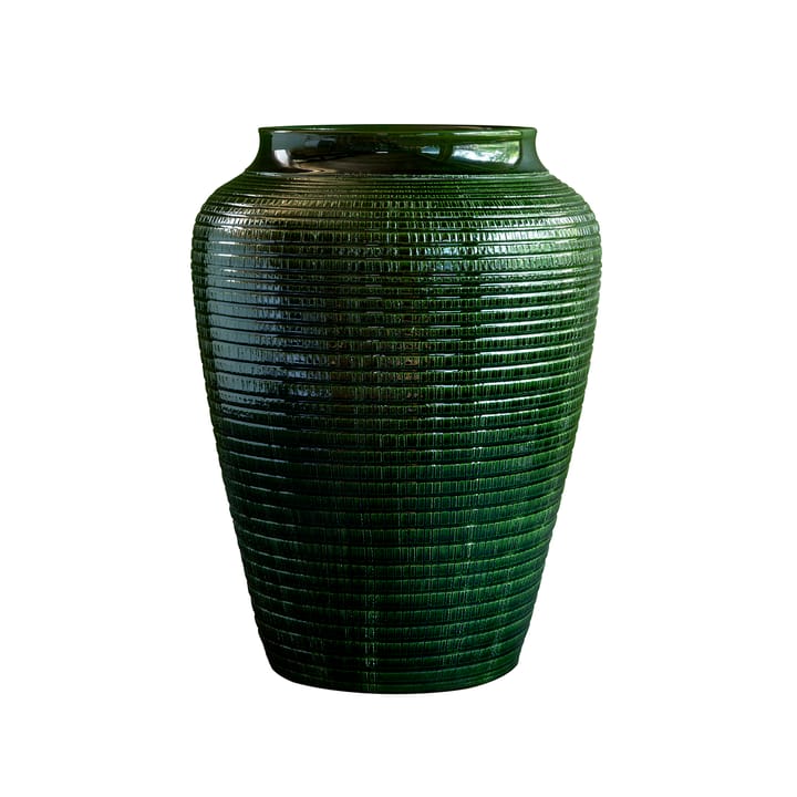 Willow vas glaserad 25 cm, Green emerald Bergs Potter