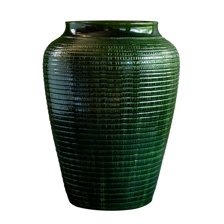 Willow vas glaserad 35 cm, Green emerald Bergs Potter