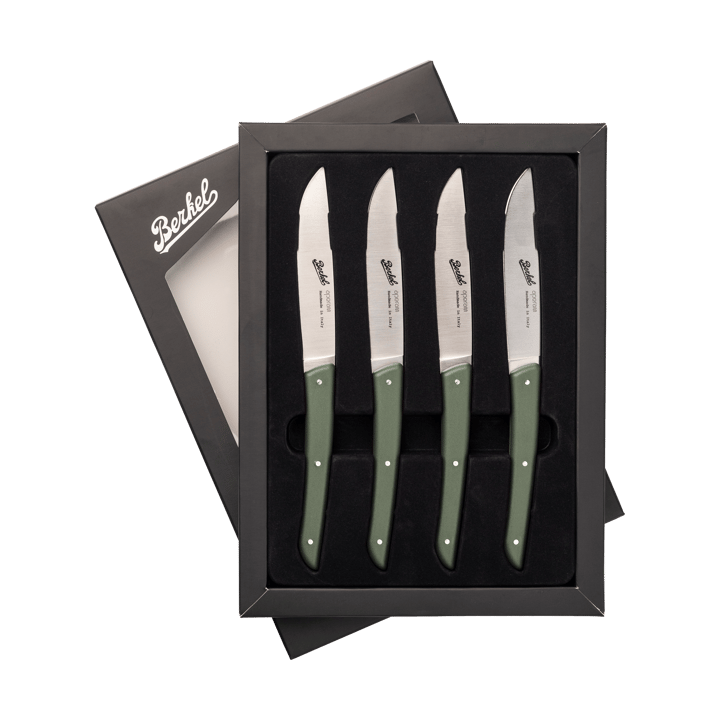 Color köttkniv 4-pack 11 cm, Olive Green Berkel