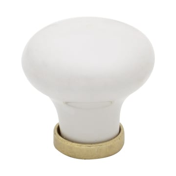 Läs mer om Beslag Design Beslag Design knopp 24136 Vit-mässing