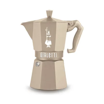 Bialetti exclusive mokabryggare induktion - Beige, 6 koppar - Bialetti