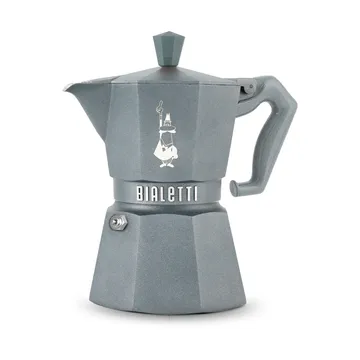 Bialetti exclusive mokabryggare induktion - Grå, 3 koppar - Bialetti