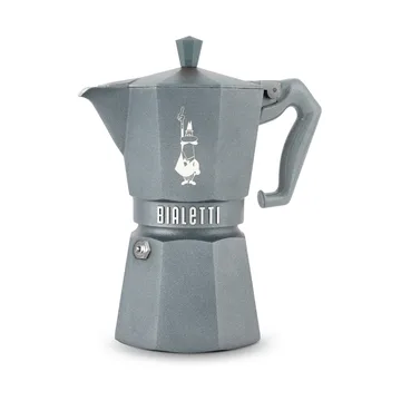 Bialetti exclusive mokabryggare induktion - Grå, 6 koppar - Bialetti
